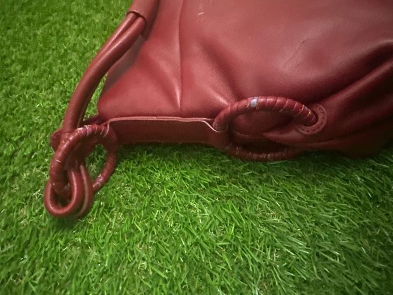 Radley London red shoulder bag with Scottie charm