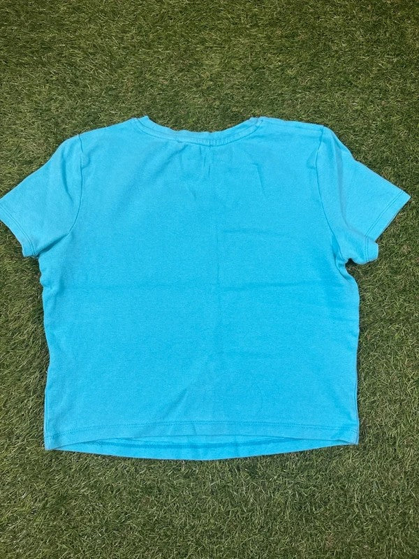Primark Hawaii Honolulu blue graphic T-shirt - Small UK 10/12