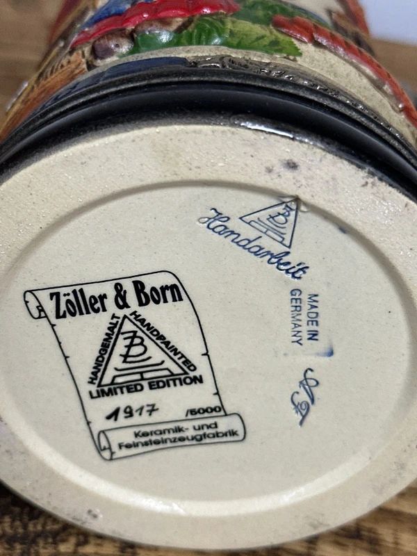 Zoller and Born vintage limited edition Stein