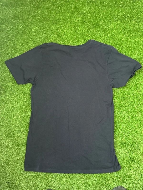 Men’s small Weird Fish Peaky Flounders Black T-Shirt - New