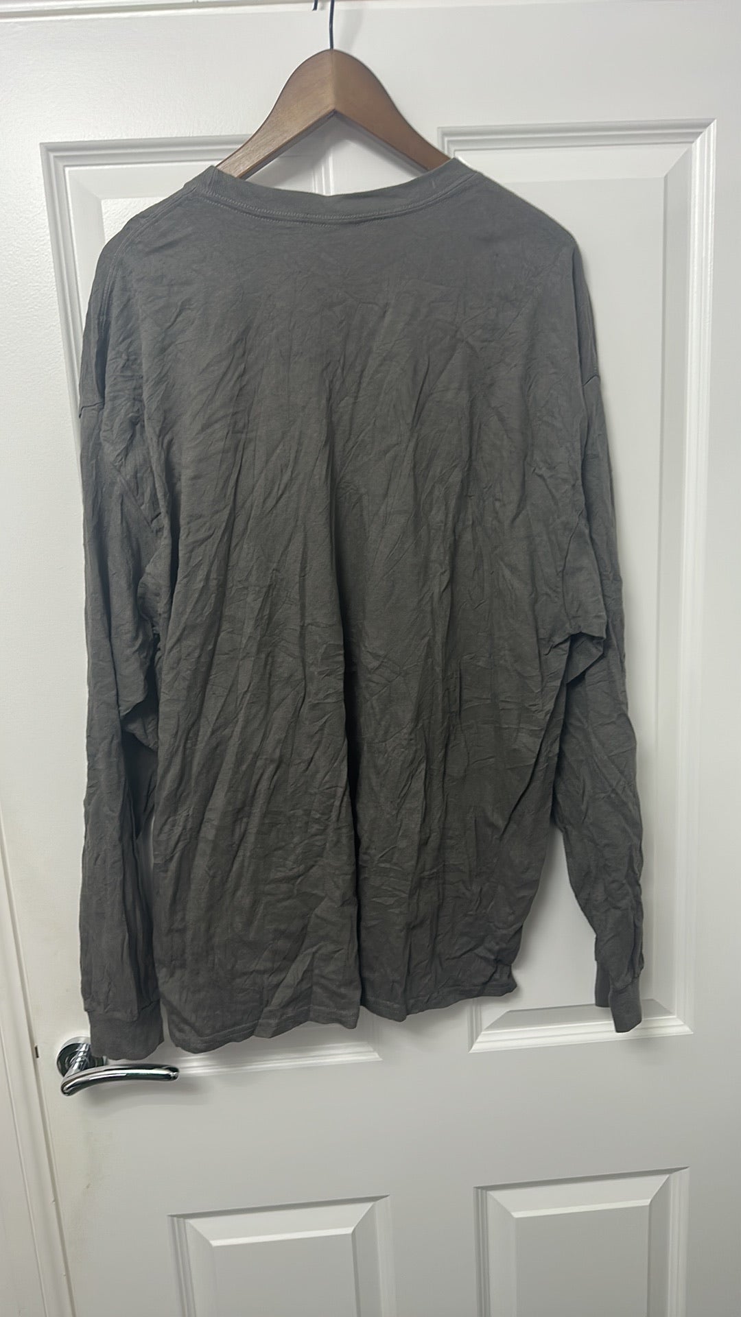 Gildan Ultra Cotton Charcoal Christmas Long Sleeve T-Shirt 2XL