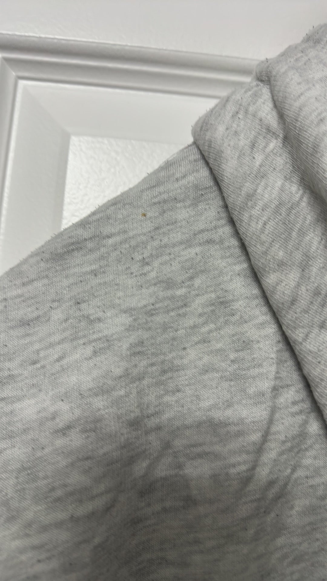 Boohoo Woman Slogan Hoodie in Heather Grey size Small