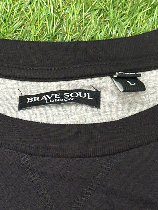 Brave Soul Large long sleeve crew neck - new