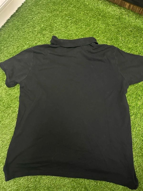 black U.S. Polo Assn. short-sleeve polo shirt - Large Mens