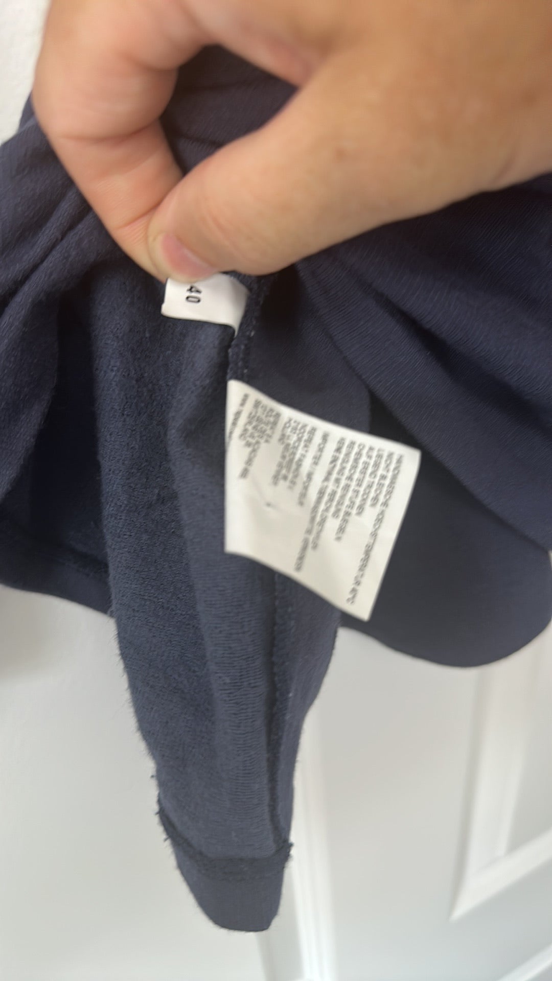 Dtlm by REPEAT Navy Blue Jersey Knit Two-Button Blazer size 40