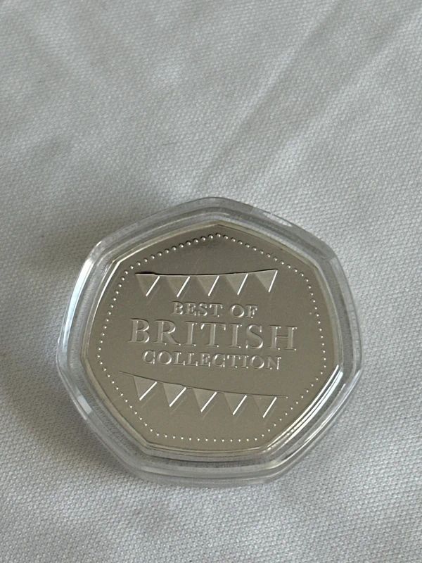 Best of British coin - Postbox - Silver-Plated coin