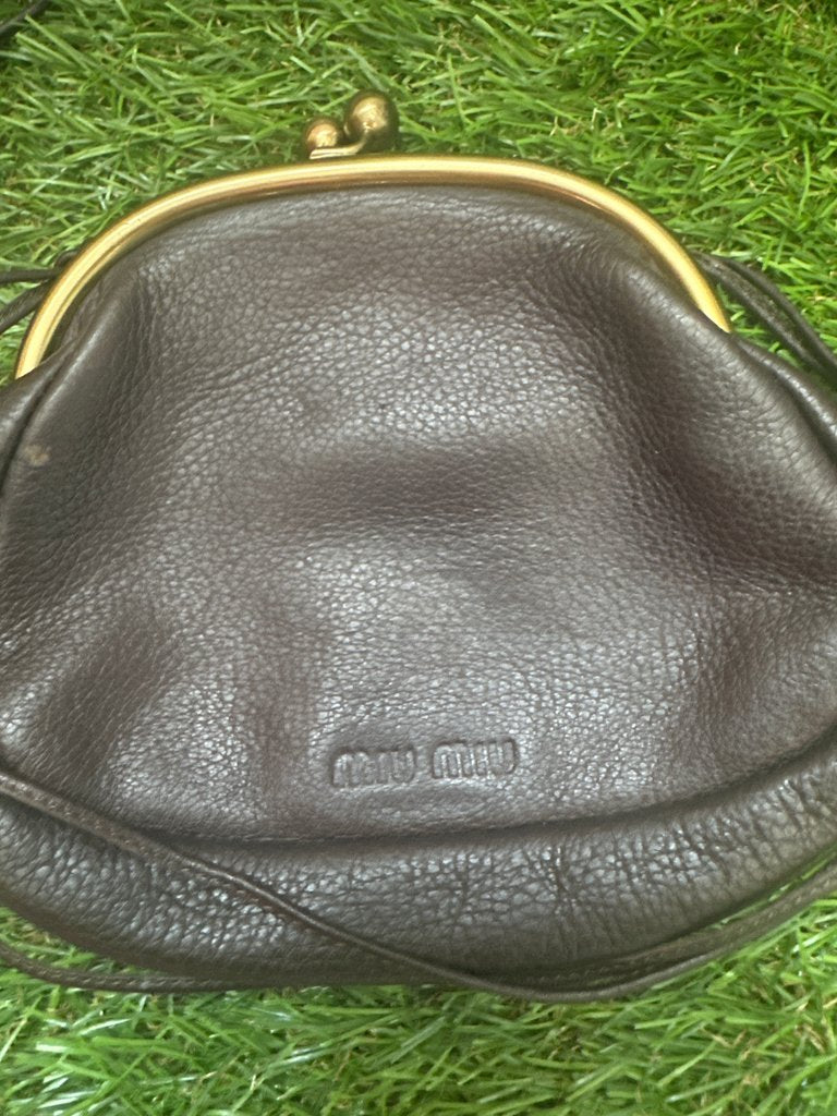 Miu Miu Leather Crossbody Bag