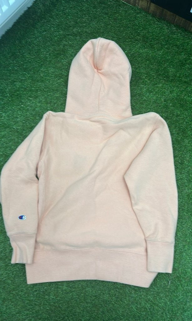 Champion Reverse Weave Hoodie in Light Pink