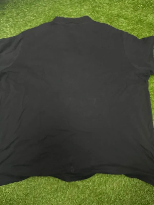 U.S. Polo Assn. black polo shirt red placket 2XL