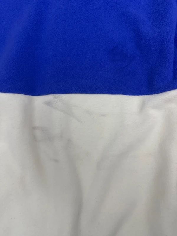 H&M Move blue white orange half zip fleece top Medium