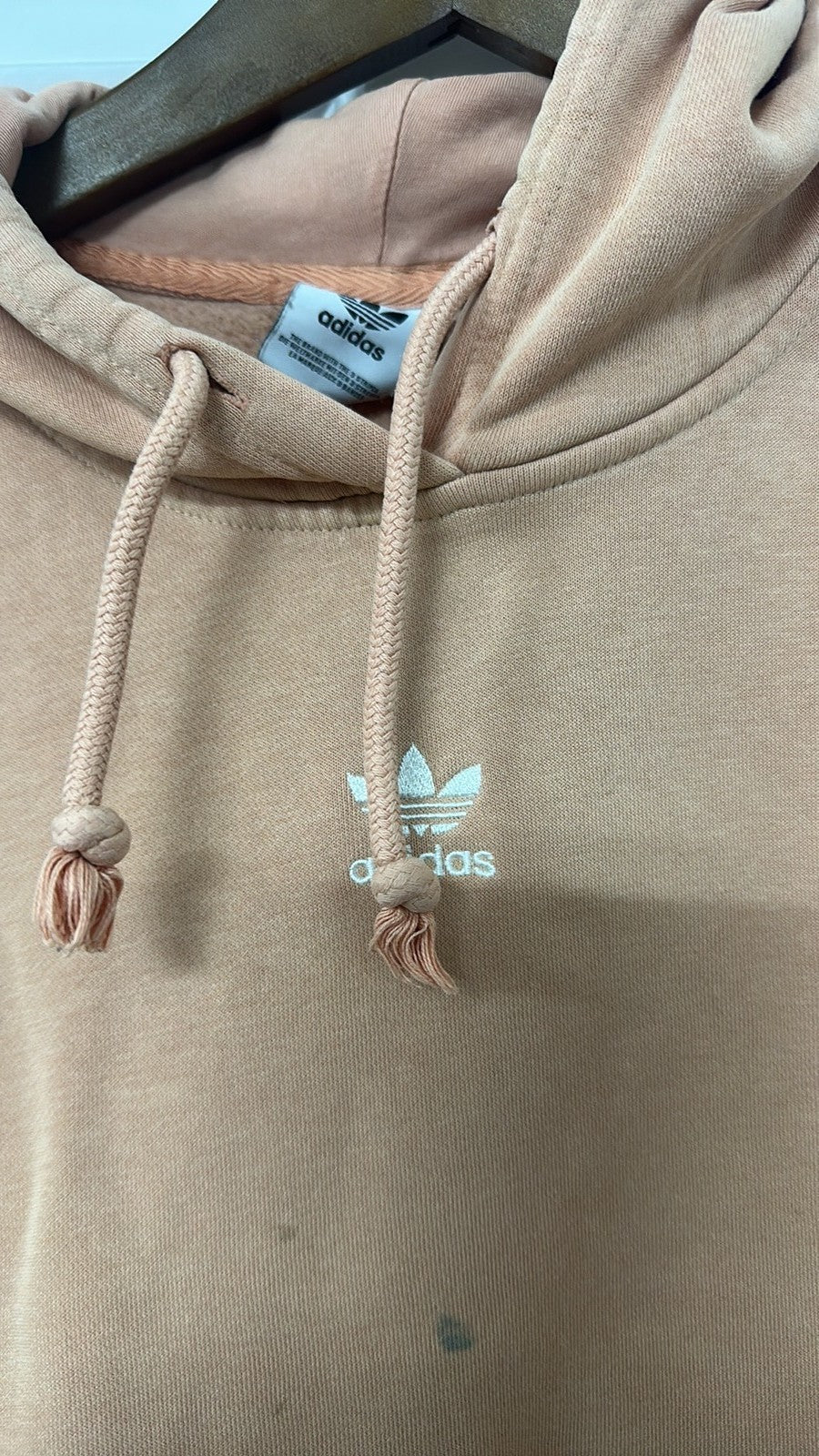 Adidas Originals Trefoil Hoodie Salmon Pink size Medium