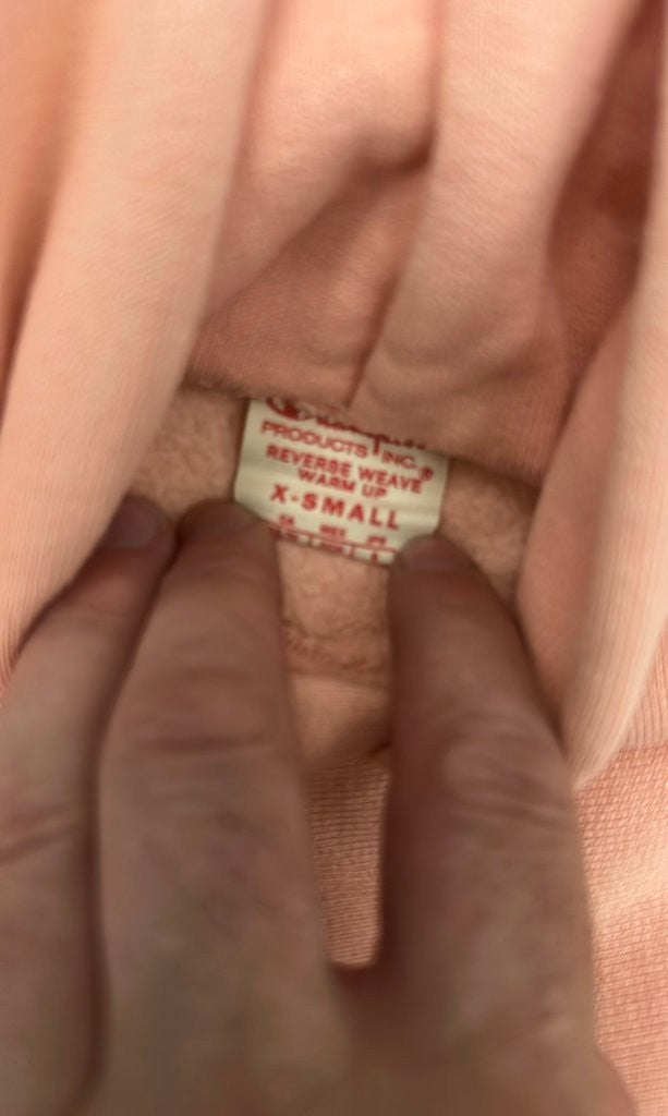 Champion Reverse Weave Hoodie in Light Pink
