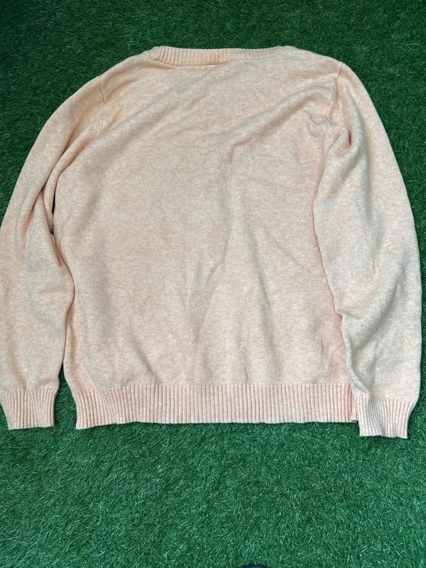 VILA peach knit sweater XL