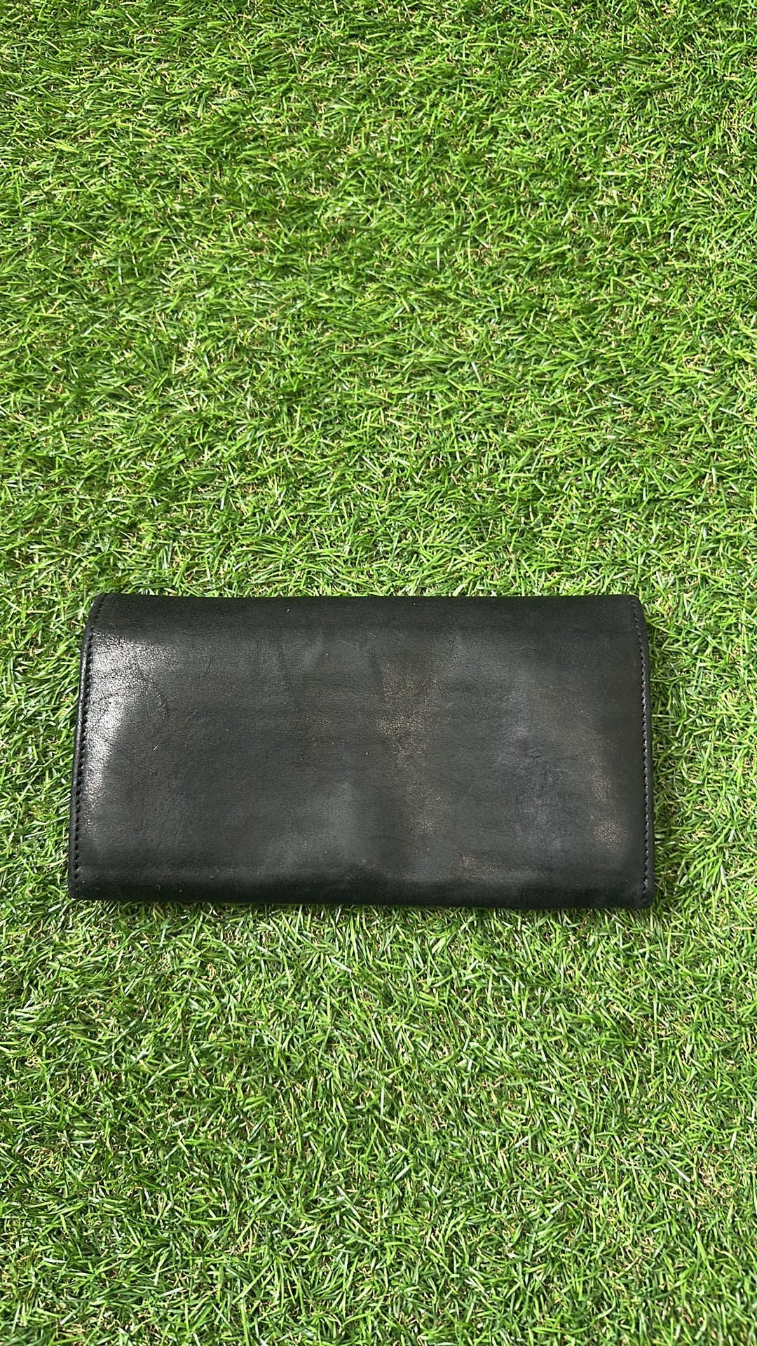 Authentic Jimmy Choo Black Leather Flap Wallet