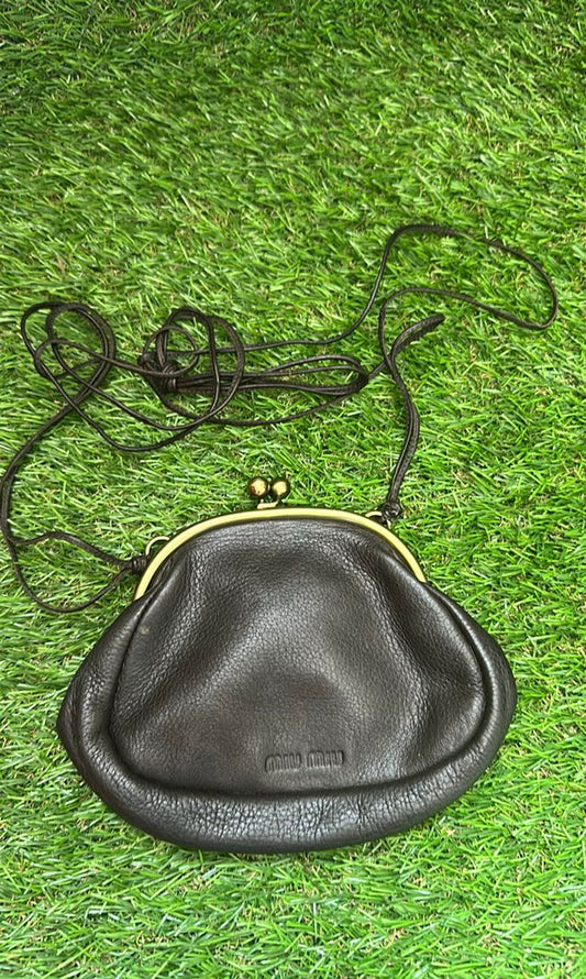 Miu Miu Leather Crossbody Bag