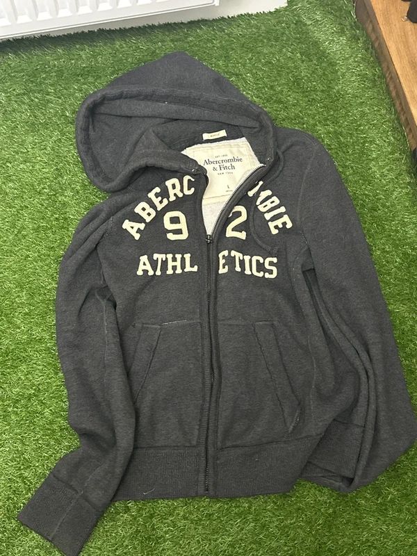 Abercrombie and Fitch Muscle Hoodie in Grey - Large