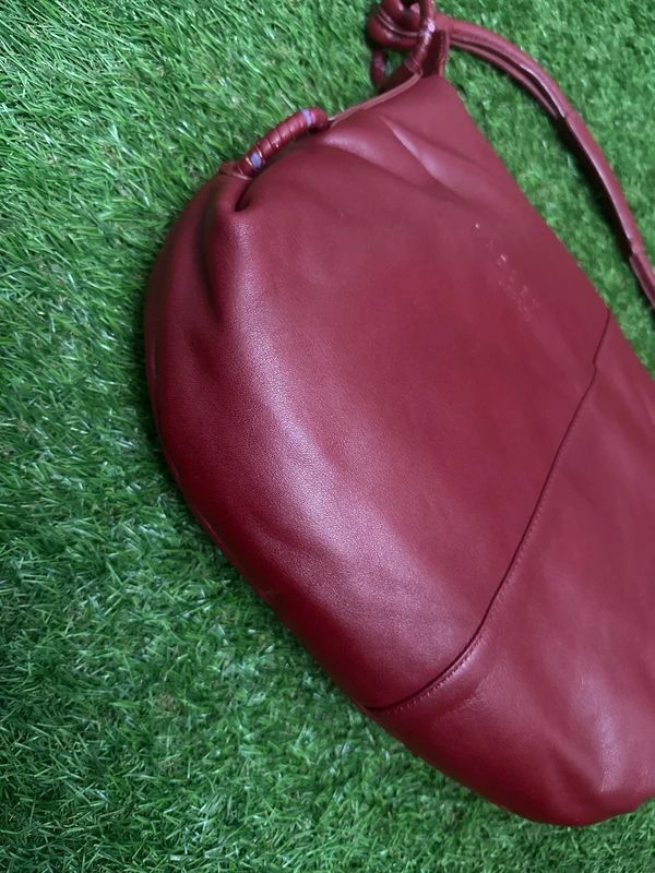 Radley London red shoulder bag with Scottie charm