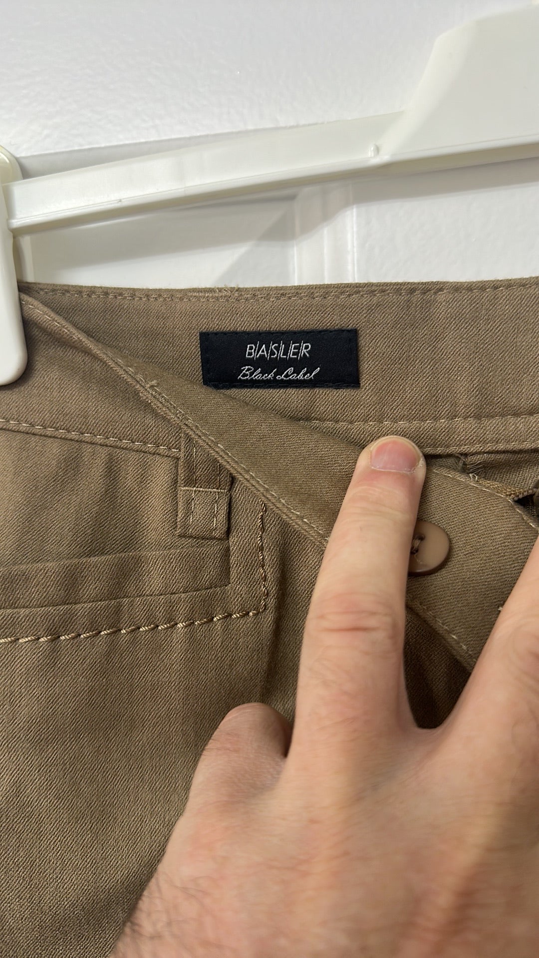 Basler Black Label Camel Tailored Trousers size 12