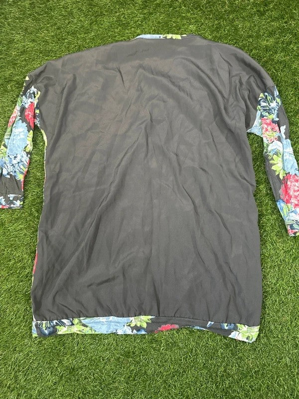 Next My Essentials floral long sleeve blouse size 10
