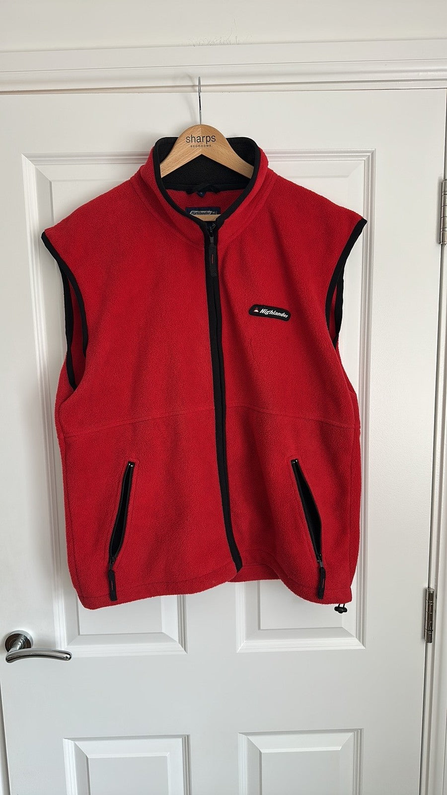 Highlander Performance Outdoor Red Fleece Gilet size XL