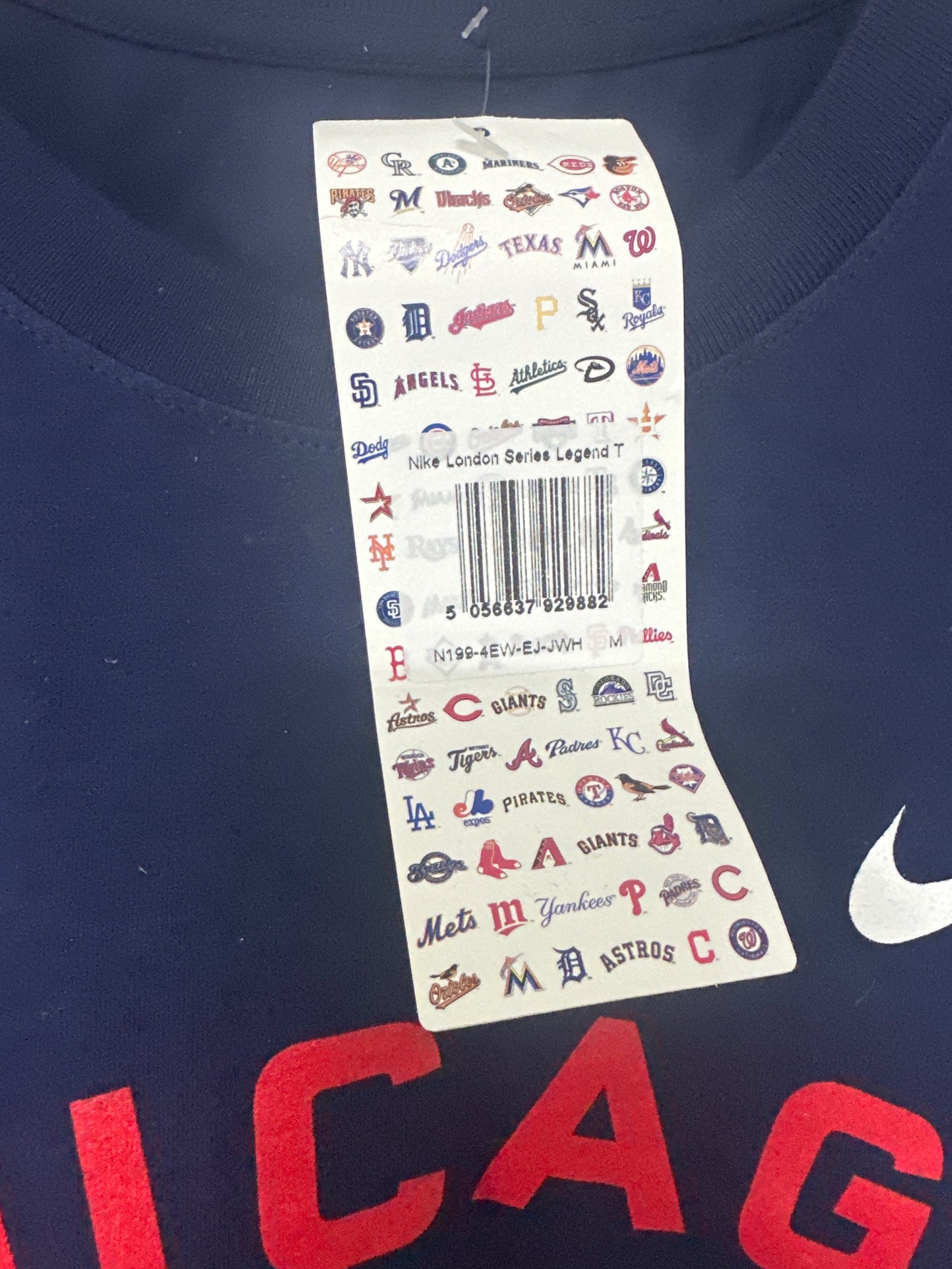 Nike Chicago Cubs Baseball T-Shirt Medium BNWT