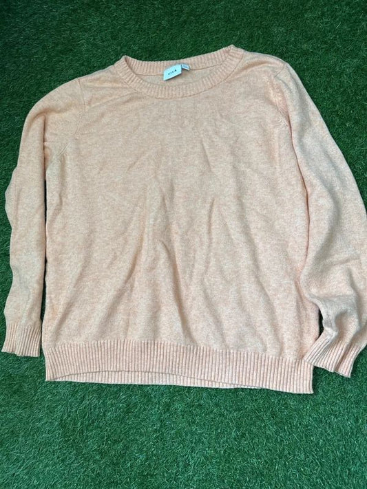 VILA peach knit sweater XL