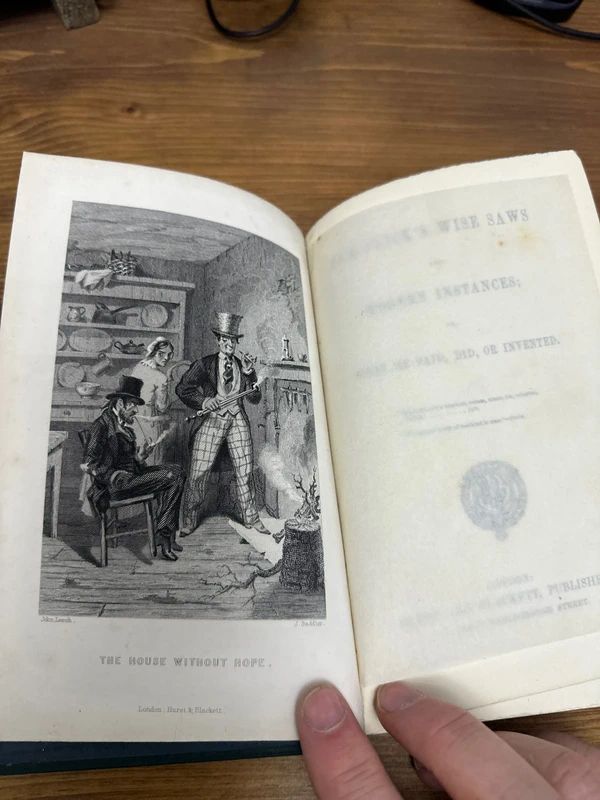 Wise Saws and Modern Instances by "Sam Slick" (Thomas Chandler Haliburton)