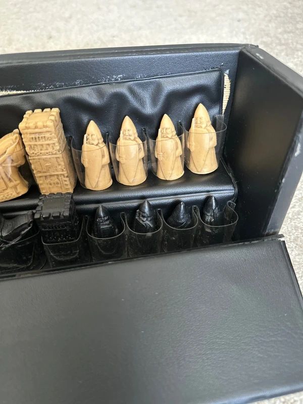 Chess Studio Anne Carlton (SAC) Isle of Lewis 5cm King Vintage chess set including board and box