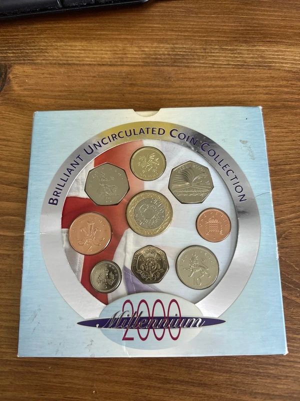 2000 United Kingdom Brilliant Uncirculated Coin Collection