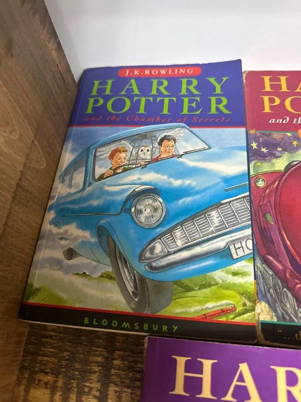 3x Harry Potter books. All first Editions.