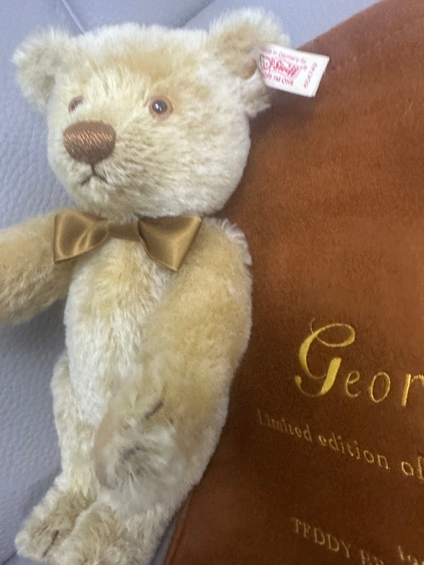 Steiff "George" teddy bear,2000 limited edition for Teddy Bears of Witney