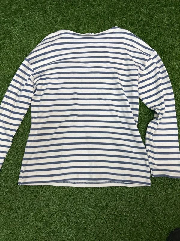 Wins Nautic blue striped long sleeve top M