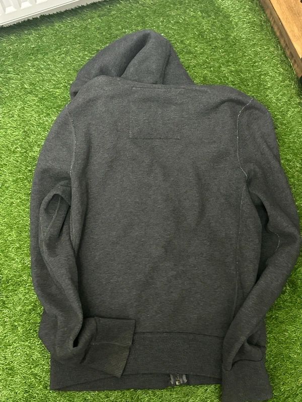 Abercrombie and Fitch Muscle Hoodie in Grey - Large