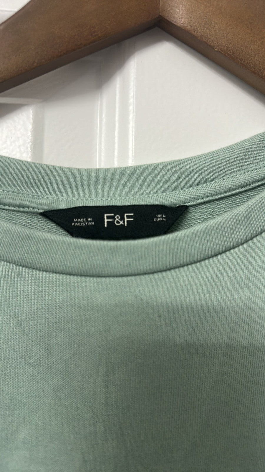 F&F Salt Lake City Sage Green Oversized Sweatshirt size Large