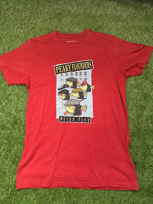 Weird Fish Small Peaky Flounders T-Shirt - New