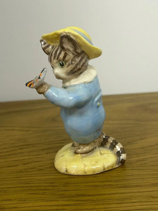 Royal Albert Beatrix Potter "Tom Kitten and Butterfly” with original box
