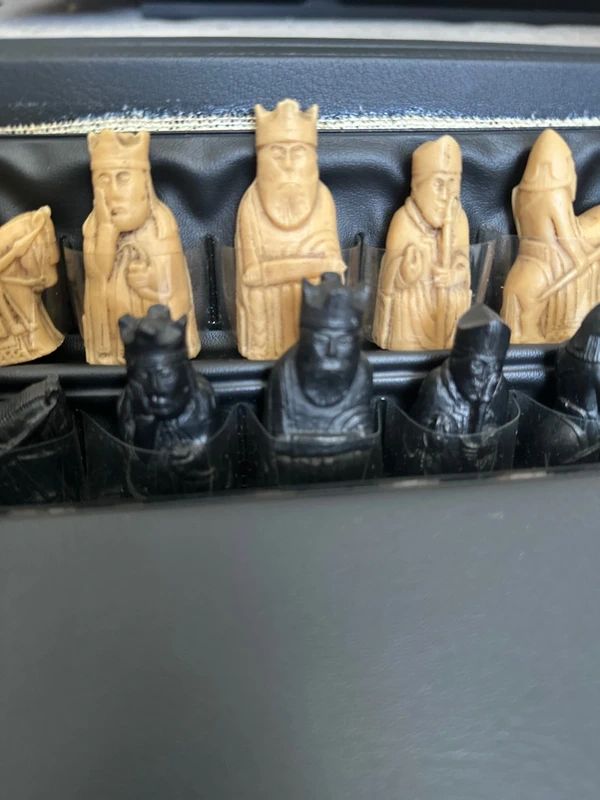 Chess Studio Anne Carlton (SAC) Isle of Lewis 5cm King Vintage chess set including board and box