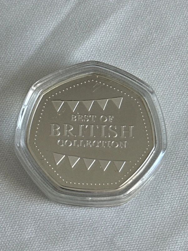 Best of British coin - Tennis - Silver-Plated coin