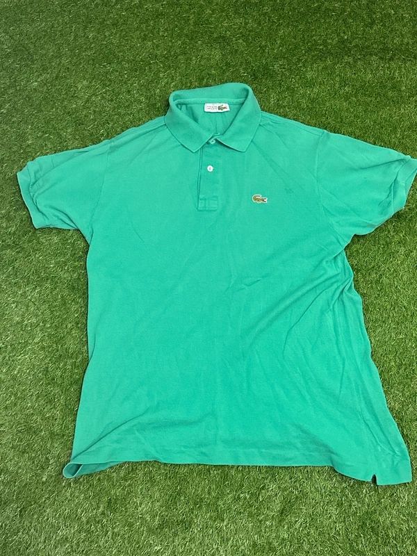 Lacoste Large Men’s green polo shirt