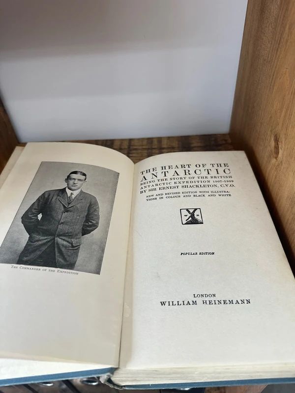 Sir Ernest Shackleton's "The Heart of the Antarctic," 1932 edition