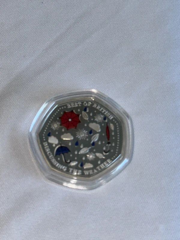 Best of British coin - The Weather - Silver-Plated coin