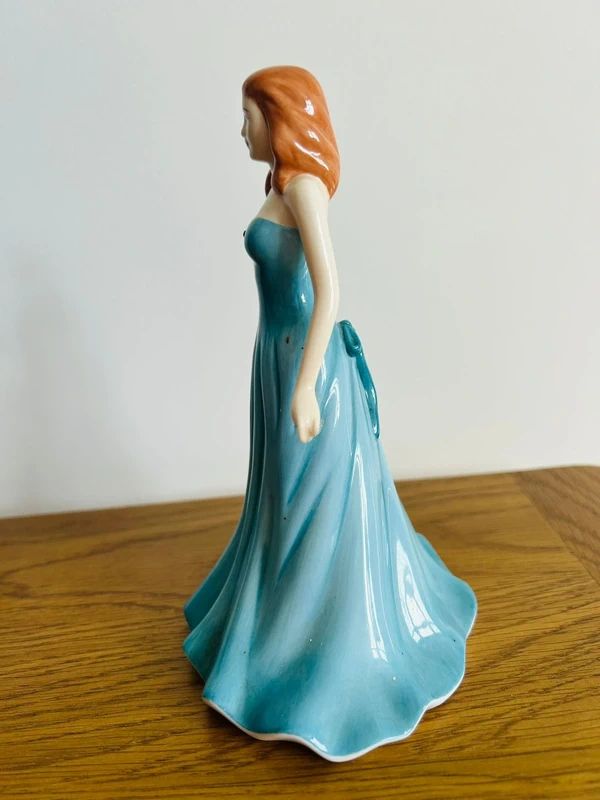 Royal Doulton " December " Turquoise Figurine