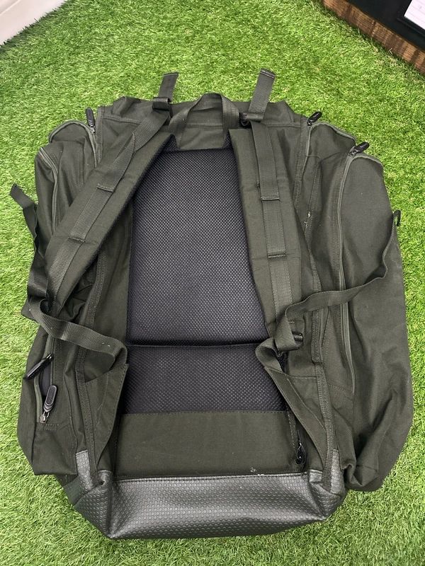 Wychwood fishing rucksack featuring a distinct reinforced base