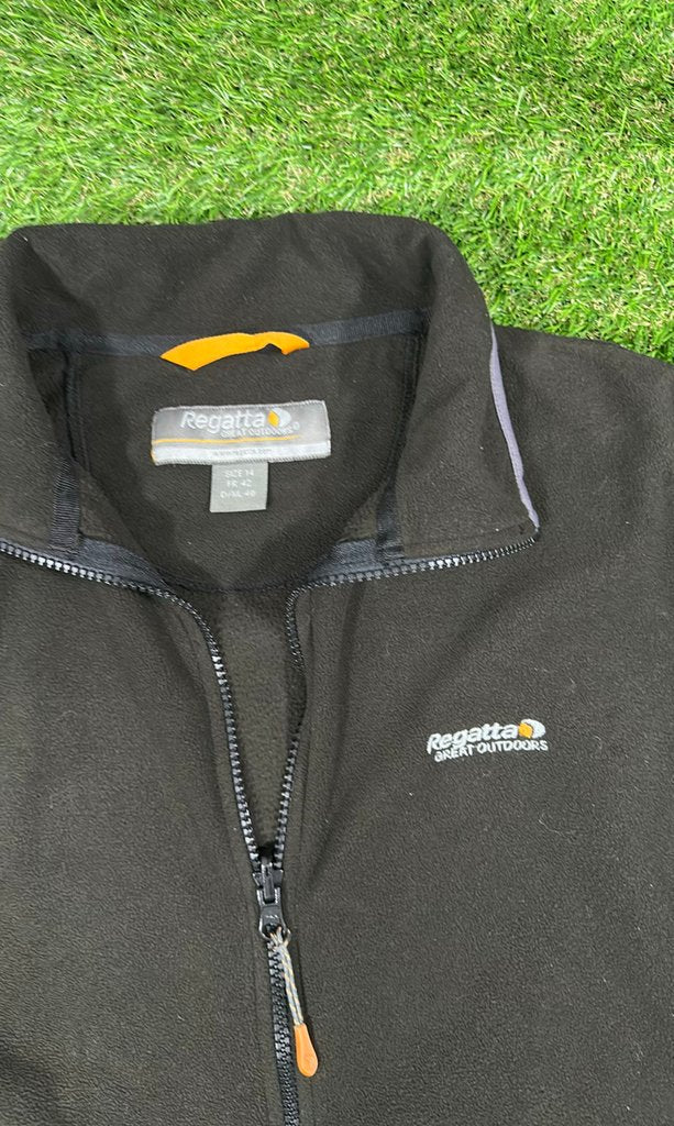 Regatta Great Outdoors Black Fleece Jacket Size 14