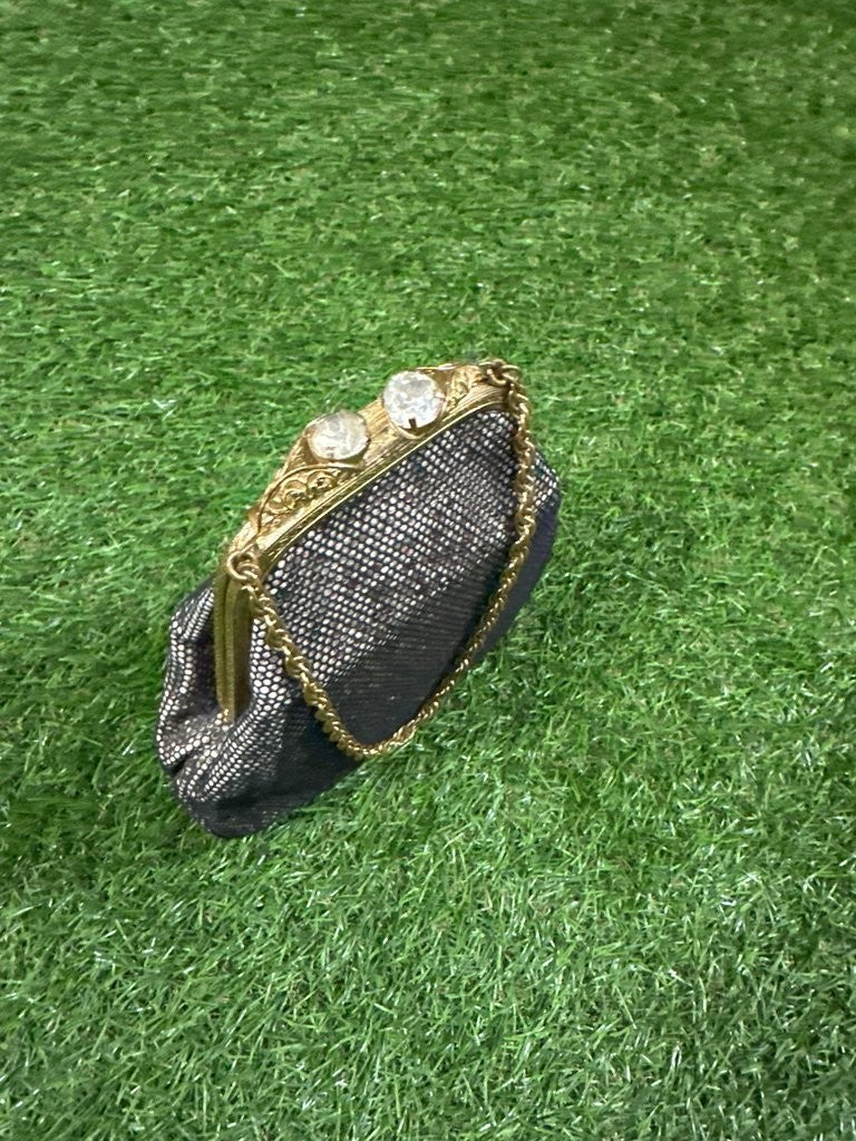 Vintage Bagcraft Evening Handbag with Gold Chain