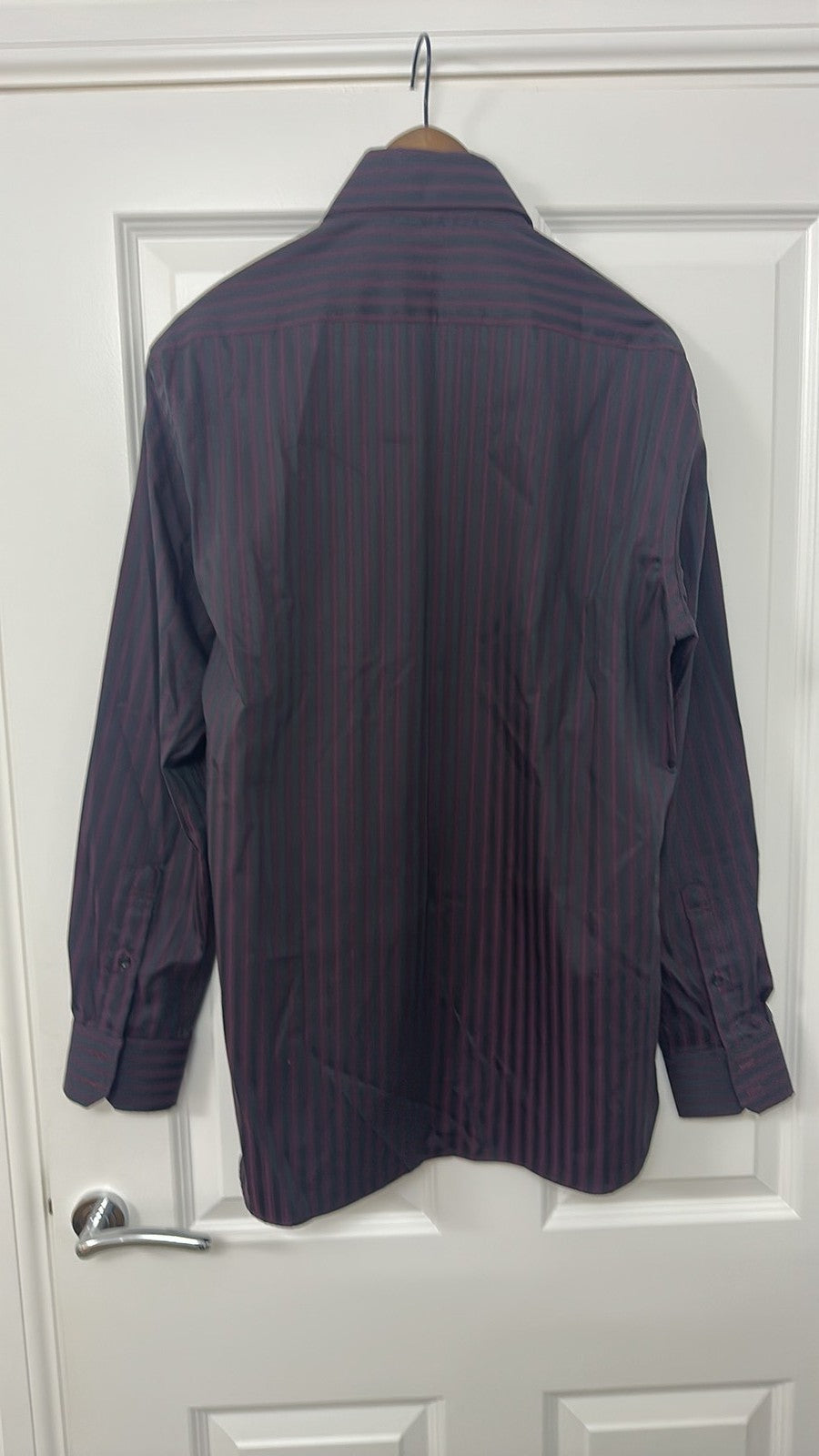 Marks & Spencer Autograph Slim Fit Pure Cotton Striped Shirt size 41 slim fit
