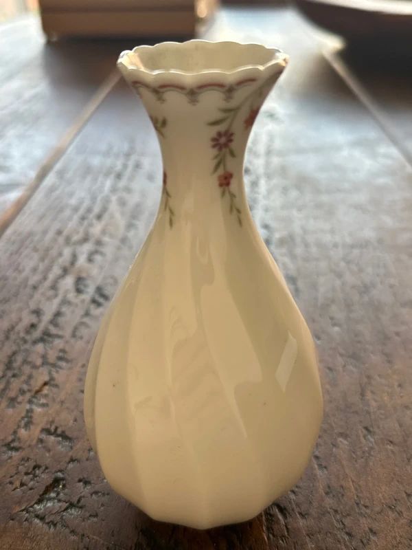 Wedgwood bone china piece in the Pink Garland pattern