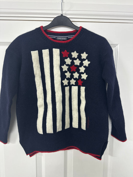 Tommy Hilfiger Kids Large Unisex Flag Jumper