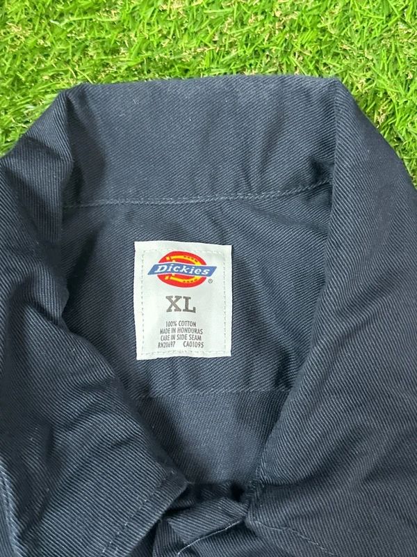 Dickies XL Long sleeve work shirt in navy blue