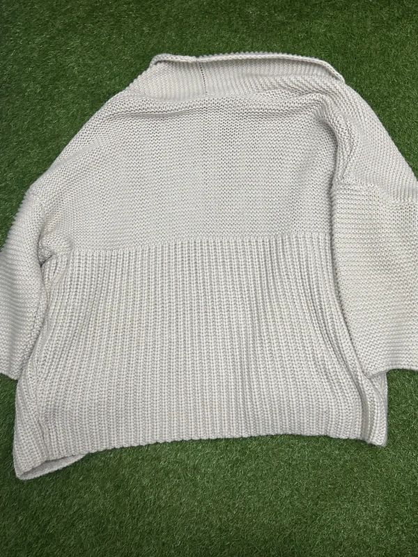 Best Connections (BC) beige chunky knit open cardigan UK 18-20 EU 44/46